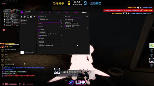 CSGO端游Monolith透视上色多功能参数辅助V7.3