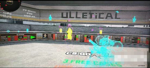 CSGO免费DreamESP辅助_人物上色显示透视绘制